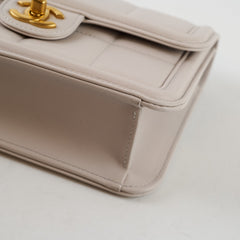 Chanel Mini  Chocolate Bar Flap Calfskin Microchipped