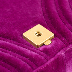 Gucci Marmont Purple Velvet Medium