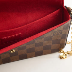 Louis Vuitton Pochette Felicie Damier Ebene 9.3/10