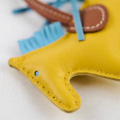 Hermes Rodeo PM Jaune De Naples/Celeste Blue/Gold