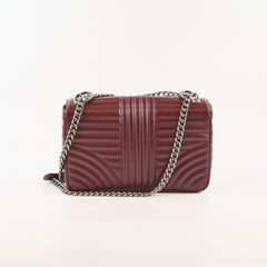 Prada Diagramme Burgundy