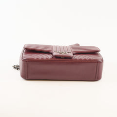 Prada Diagramme Burgundy