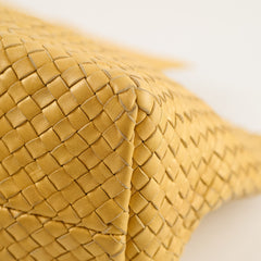 Bottega Veneta Large Intrecciato Cabat Yellow