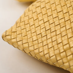 Bottega Veneta Large Intrecciato Cabat Yellow