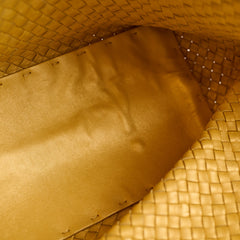 Bottega Veneta Large Intrecciato Cabat Yellow
