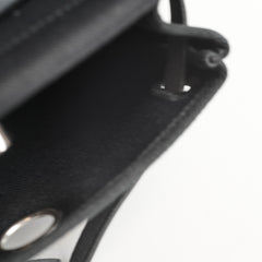Hermes Mini Herbag Black 20 Laque K Stamp
