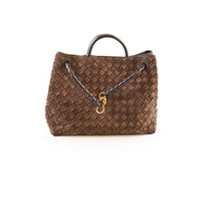 Bottega Veneta Bottega Andiamo Brown Suede Medium