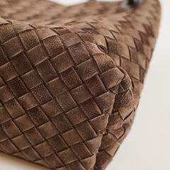 Bottega Veneta Bottega Andiamo Brown Suede Medium