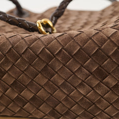 Bottega Veneta Bottega Andiamo Brown Suede Medium