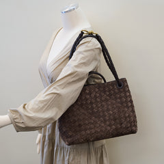 Bottega Veneta Bottega Andiamo Brown Suede Medium