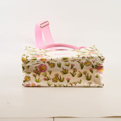 Christian Dior Small Book Tote Flowers Pink
