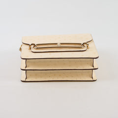Hermes Mini Roulis Nata Ostrich B Stamp