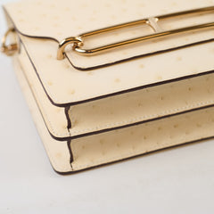Hermes Mini Roulis Nata Ostrich B Stamp