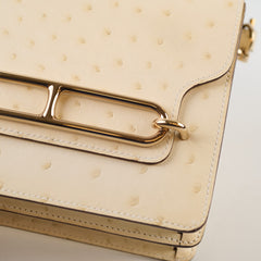 Hermes Mini Roulis Nata Ostrich B Stamp