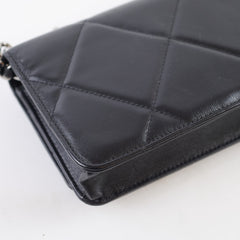 Chanel 19 WOC Shiny Lambskin Black