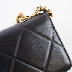 Chanel 19 WOC Shiny Lambskin Black