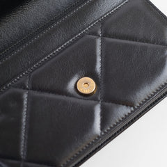 Chanel 19 WOC Shiny Lambskin Black