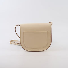 Celine Small Trotteur Grained Calfskin Ivory