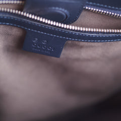 Gucci GG Supreme Blooms Convertible bag Grey / Light Blue (Crossbody)