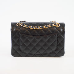 Chanel Small Classic Flap Caviar Black - 29 series