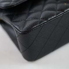 Chanel Small Classic Flap Caviar Black - 29 series