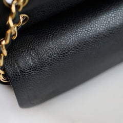 Chanel Small Classic Flap Caviar Black - 29 series