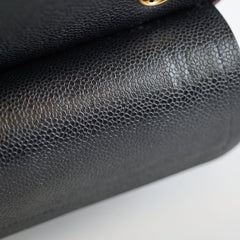 Chanel Small Classic Flap Caviar Black - 29 series