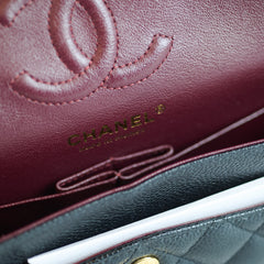 Chanel Small Classic Flap Caviar Black - 29 series