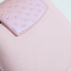 Louis Vuitton Capucine Mini Baby Pink Ostrich and Taurillon Leather