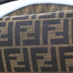 Fendi Medium FF Jacquard Canvas Baguette Brown