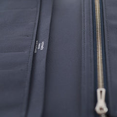 Hermes Citizen Twill Long Wallet Navy