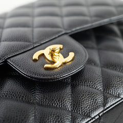Chanel Classic Double Flap Jumbo Caviar Black GHW