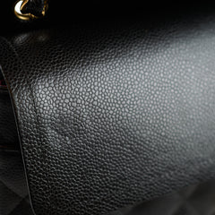 Chanel Classic Double Flap Jumbo Caviar Black GHW