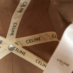 Celine Beige Triomphe Cap Size S