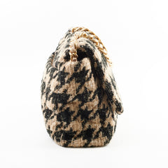 Chanel 19 Maxi Tweed Bag Beige/Black 28 Series