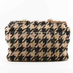 Chanel 19 Maxi Tweed Bag Beige/Black 28 Series
