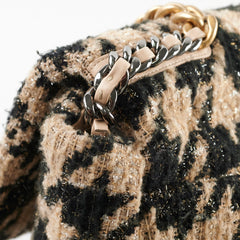 Chanel 19 Maxi Tweed Bag Beige/Black 28 Series