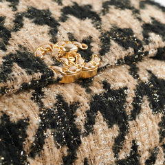 Chanel 19 Maxi Tweed Bag Beige/Black 28 Series