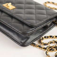 Chanel Reissue 2.55 Wallet on Chain Caviar Leather