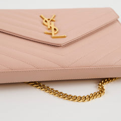Saint Laurent Envelope Woc Light Pink