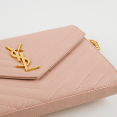 Saint Laurent Envelope Woc Light Pink