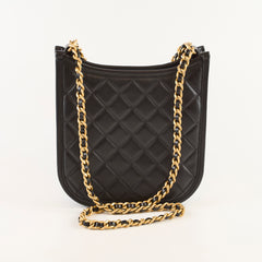 Chanel Hobo 2 Way Black