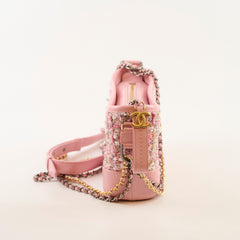Chanel Gabrielle Small Pink Tweed