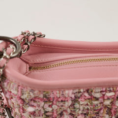 Chanel Gabrielle Small Pink Tweed