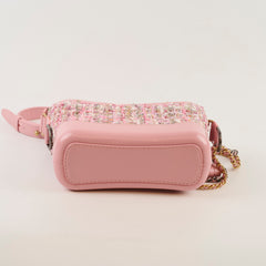 Chanel Gabrielle Small Pink Tweed