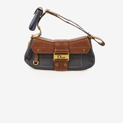 Christian Dior Vintage Denim Street Chic Columbus bag