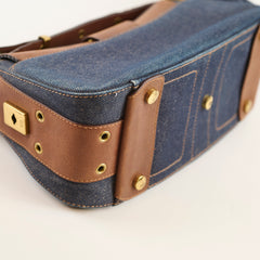 Christian Dior Vintage Denim Street Chic Columbus bag