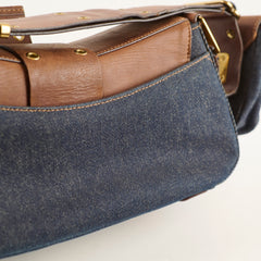 Christian Dior Vintage Denim Street Chic Columbus bag