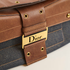 Christian Dior Vintage Denim Street Chic Columbus bag