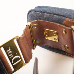 Christian Dior Vintage Denim Street Chic Columbus bag